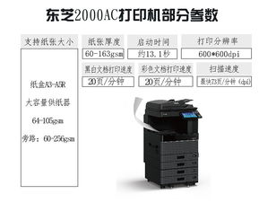 東芝2505ac彩色數(shù)碼復印機 高效辦公的全能解決方案